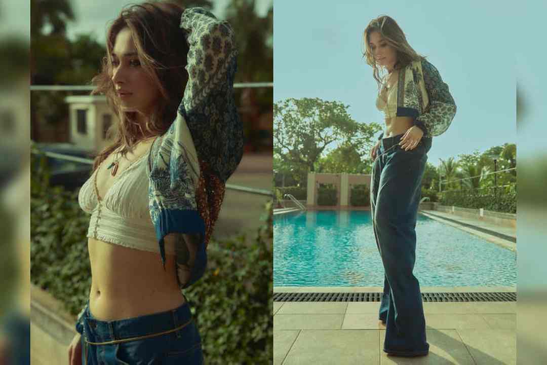 Tamannaah Bhatia sizzles like by no means earlier than in bralette and huge jeans by Sabyasachi x H&M