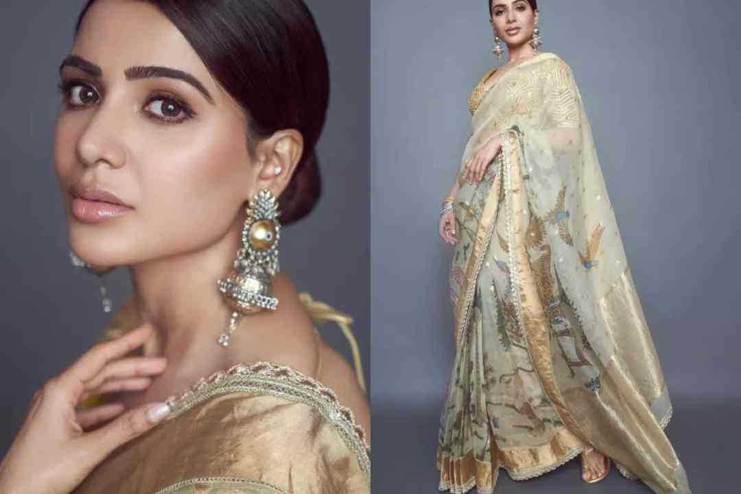Guess the worth of Samantha Ruth Prabhu’s coffee-hued sari
